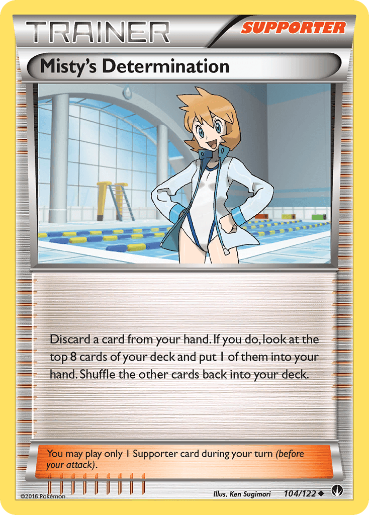 Misty's Determination, kortbilde fra pokemontcg.io