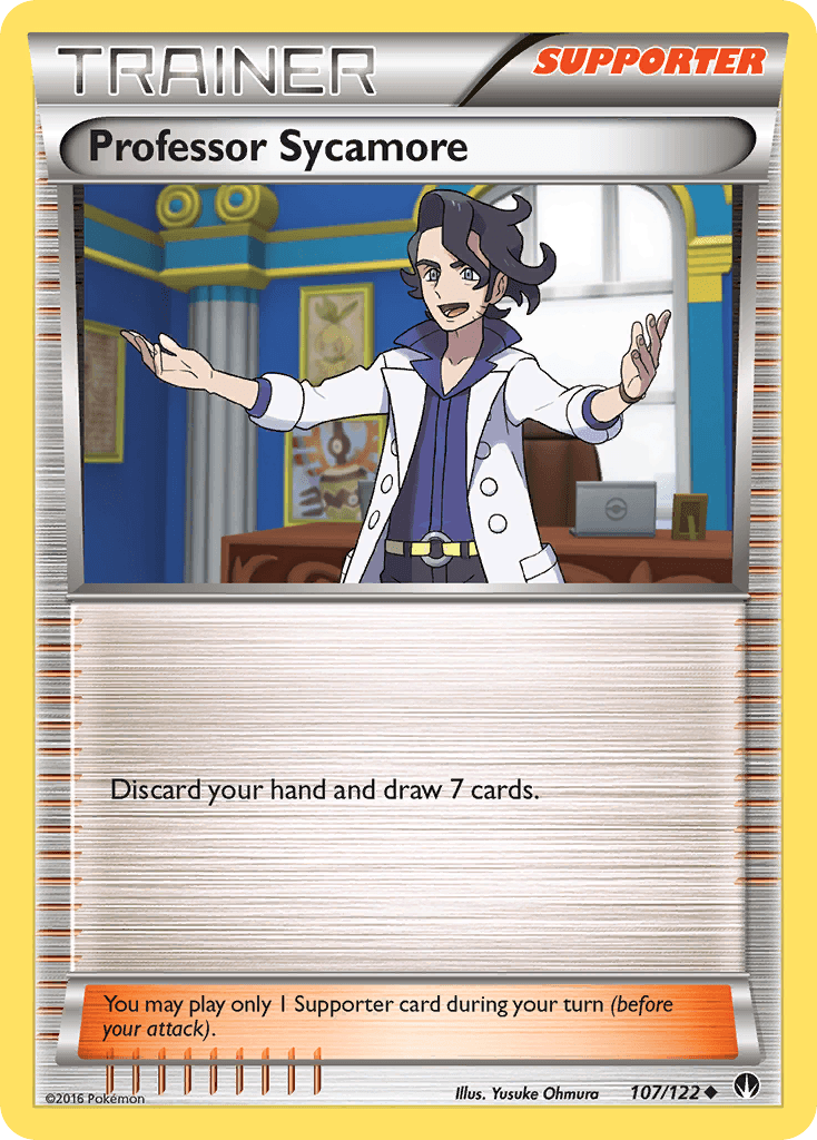 Professor Sycamore, kortbilde fra pokemontcg.io