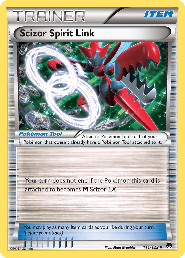 Scizor Spirit Link, kortbilde fra pokemontcg.io