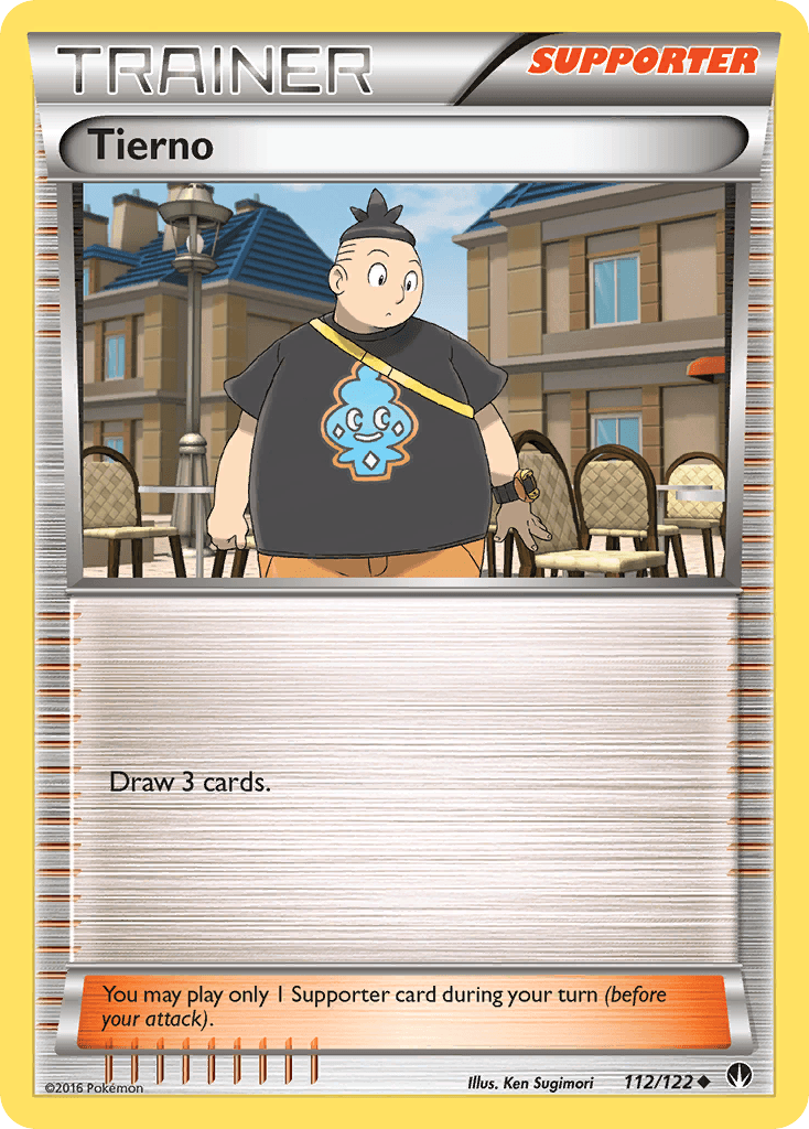 Tierno, kortbilde fra pokemontcg.io