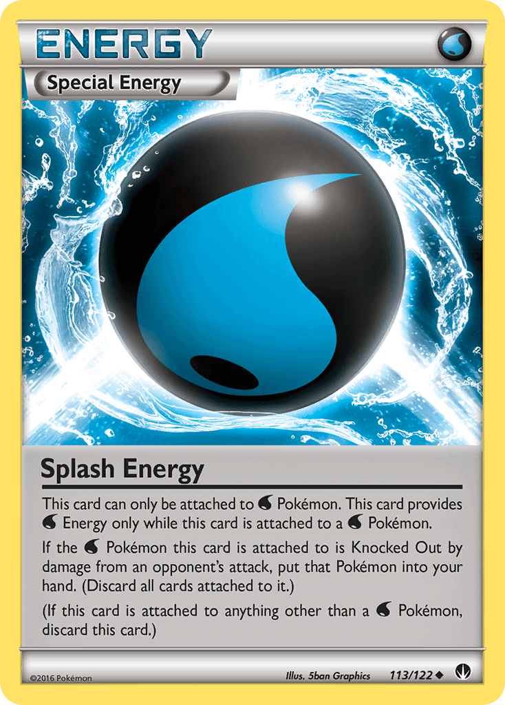 Splash Energy, kortbilde fra pokemontcg.io