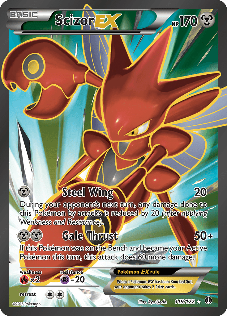 Scizor-EX, kortbilde fra pokemontcg.io