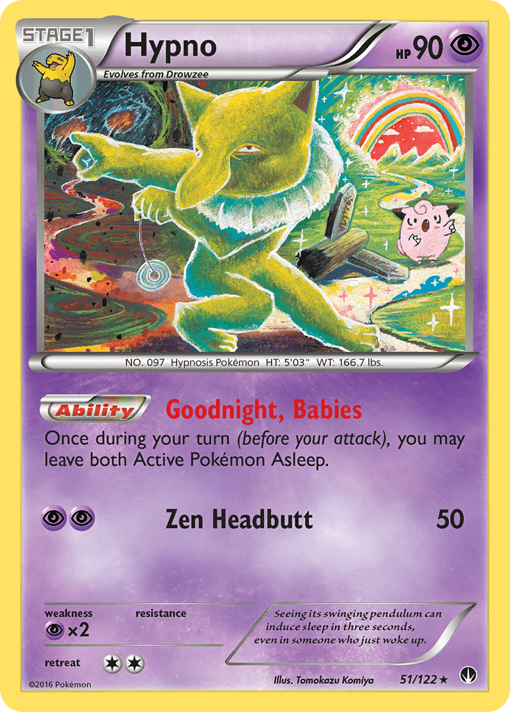 Hypno, kortbilde fra pokemontcg.io