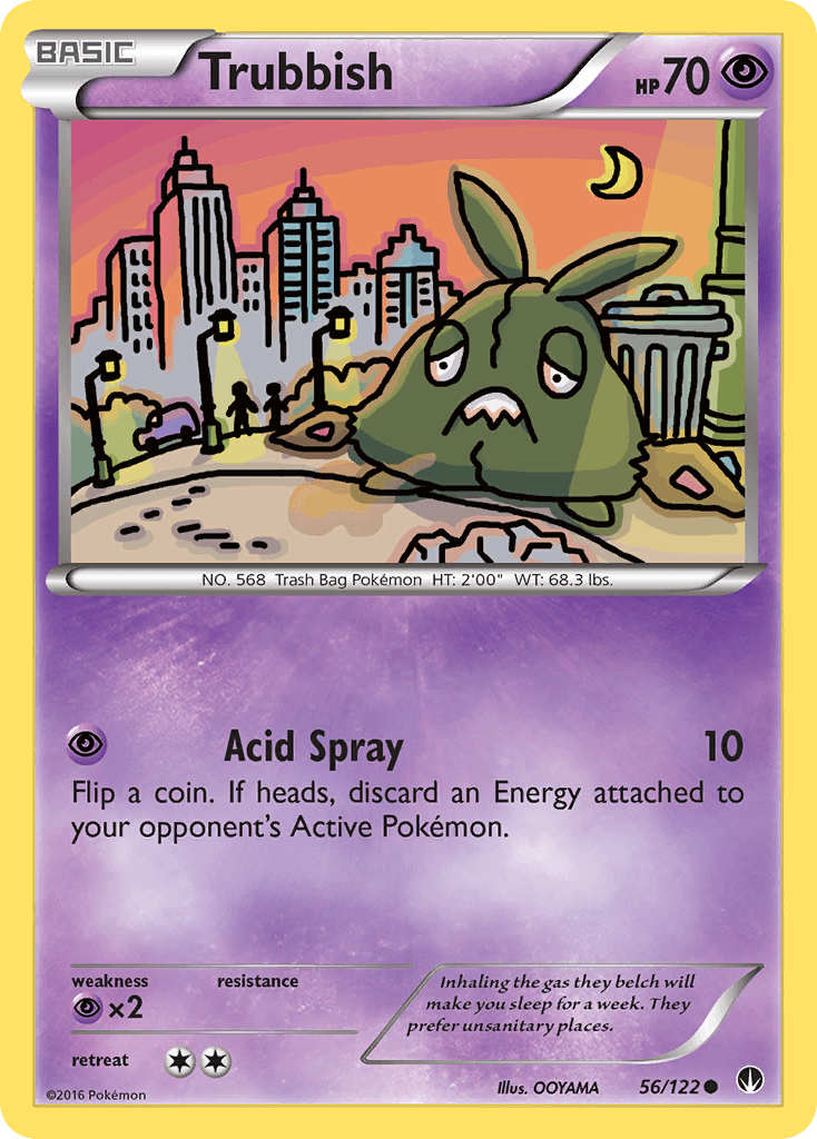 Trubbish, kortbilde fra pokemontcg.io