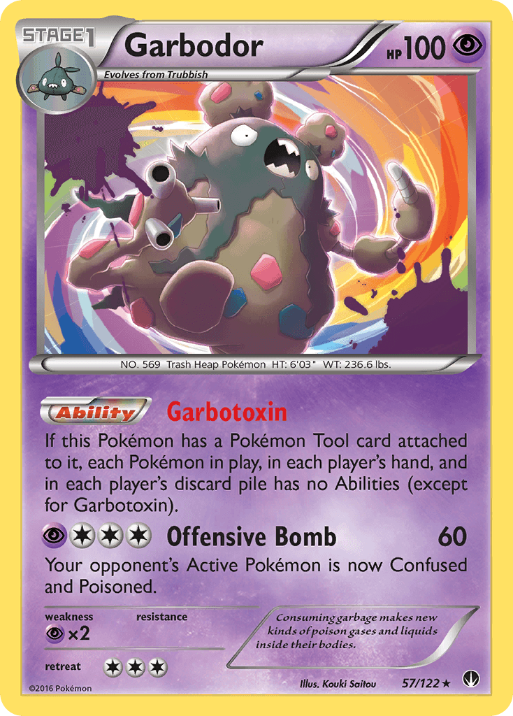 Garbodor, kortbilde fra pokemontcg.io