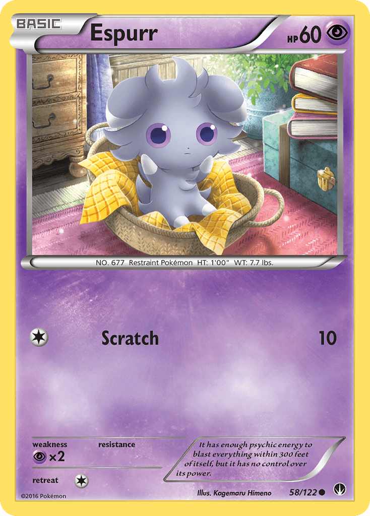 Espurr, kortbilde fra pokemontcg.io