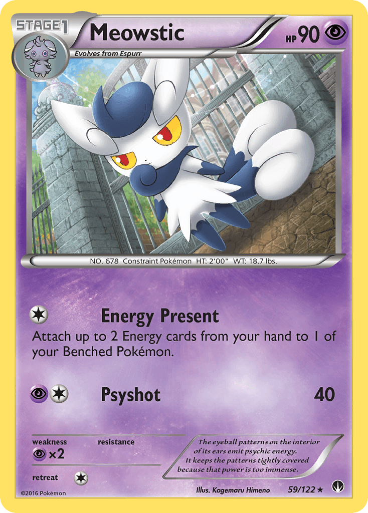 Meowstic, kortbilde fra pokemontcg.io