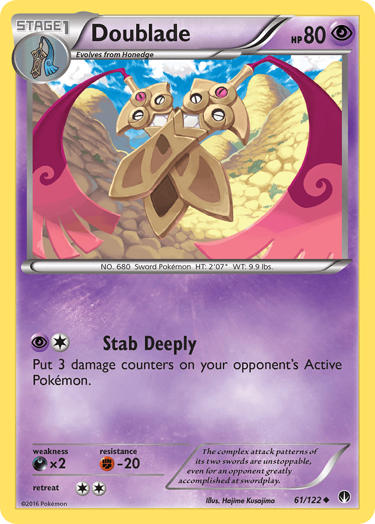 Doublade, kortbilde fra pokemontcg.io