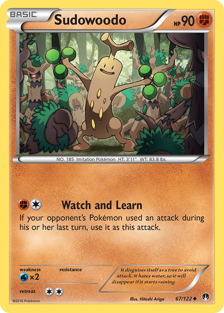 Sudowoodo, kortbilde fra pokemontcg.io