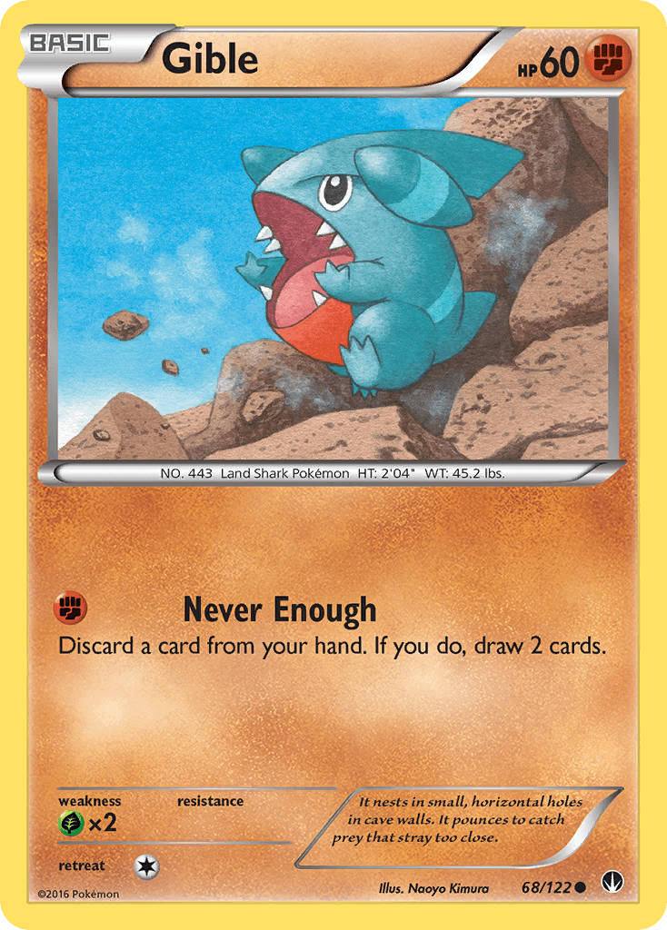 Gible, kortbilde fra pokemontcg.io