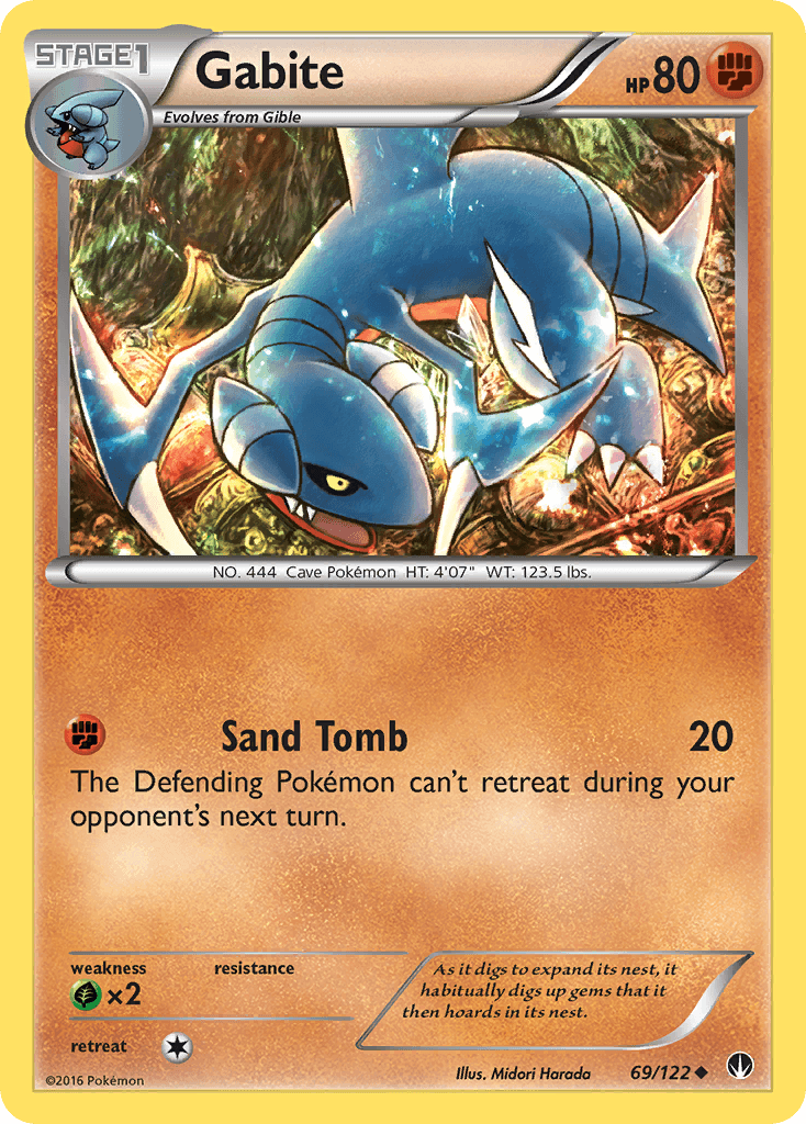 Gabite, kortbilde fra pokemontcg.io