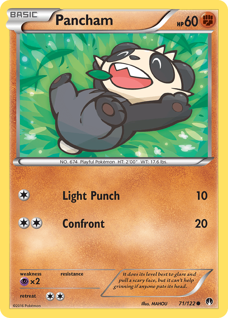 Pancham, kortbilde fra pokemontcg.io