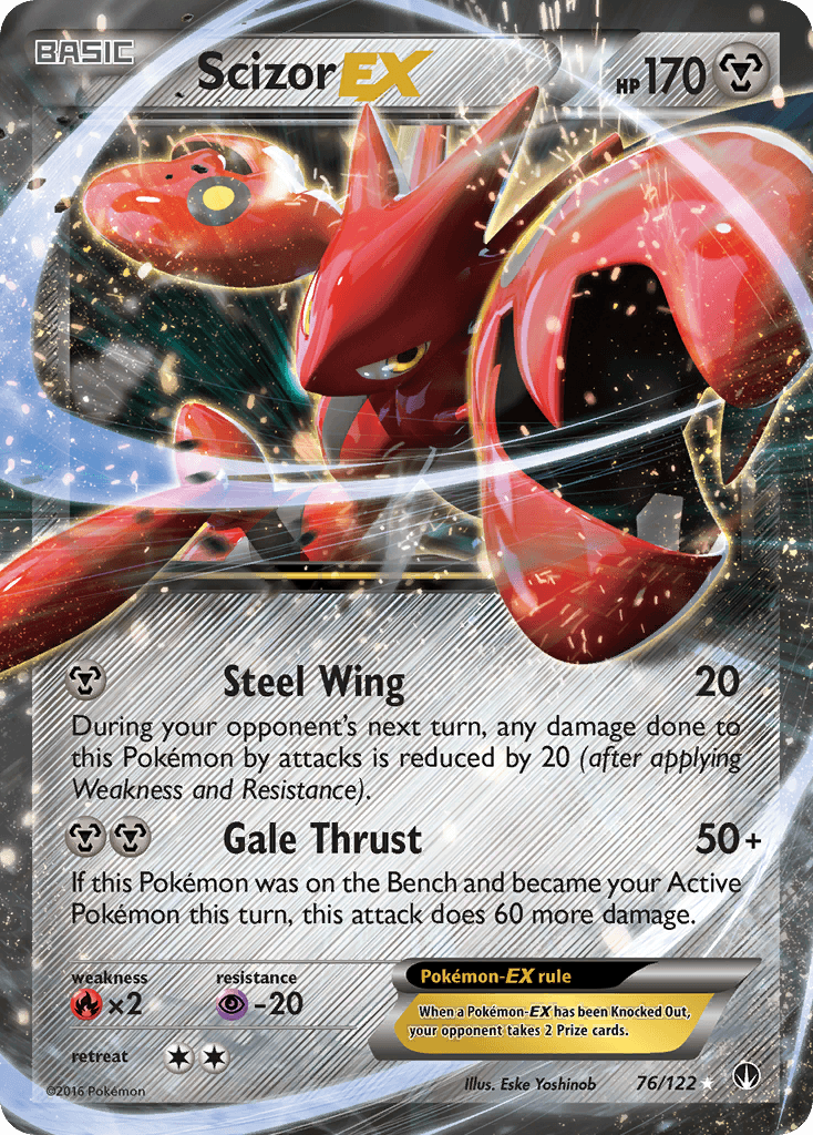 Scizor-EX, kortbilde fra pokemontcg.io