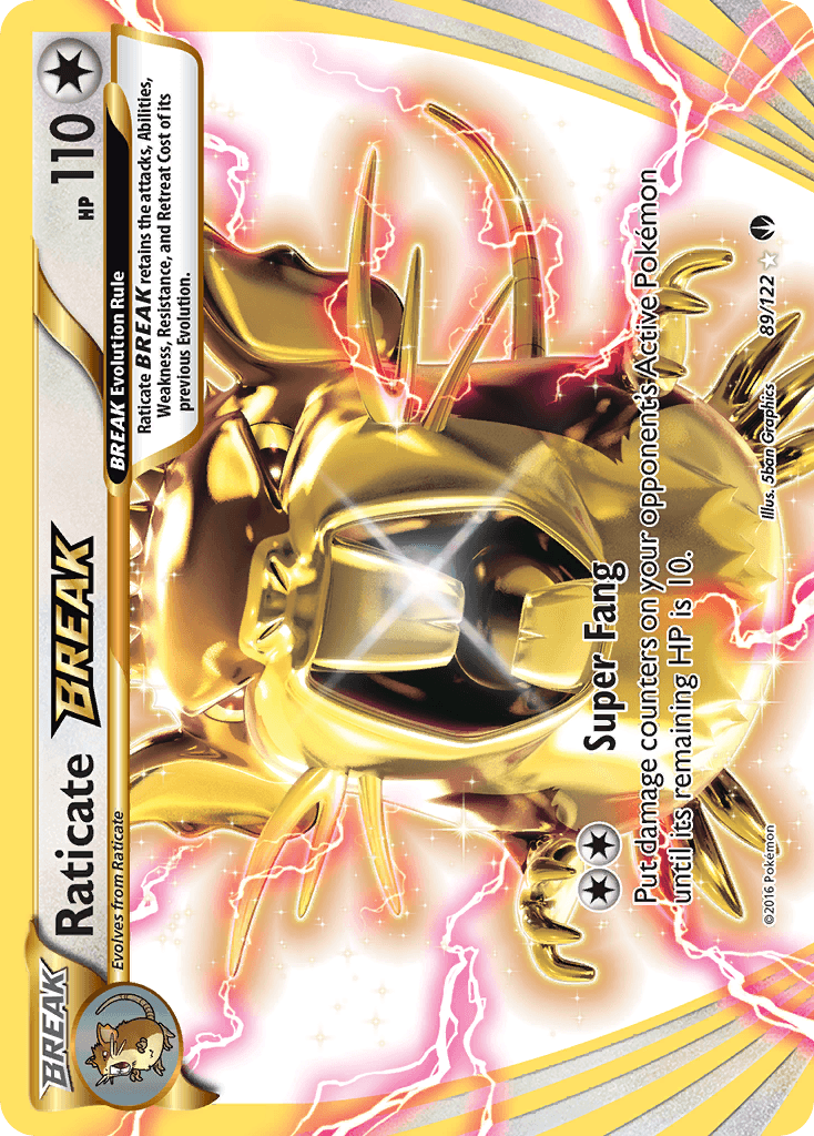 Raticate BREAK, kortbilde fra pokemontcg.io