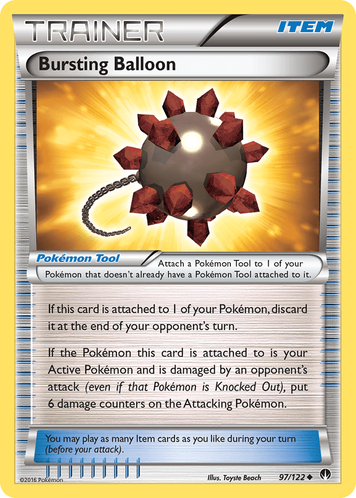 Bursting Balloon, kortbilde fra pokemontcg.io