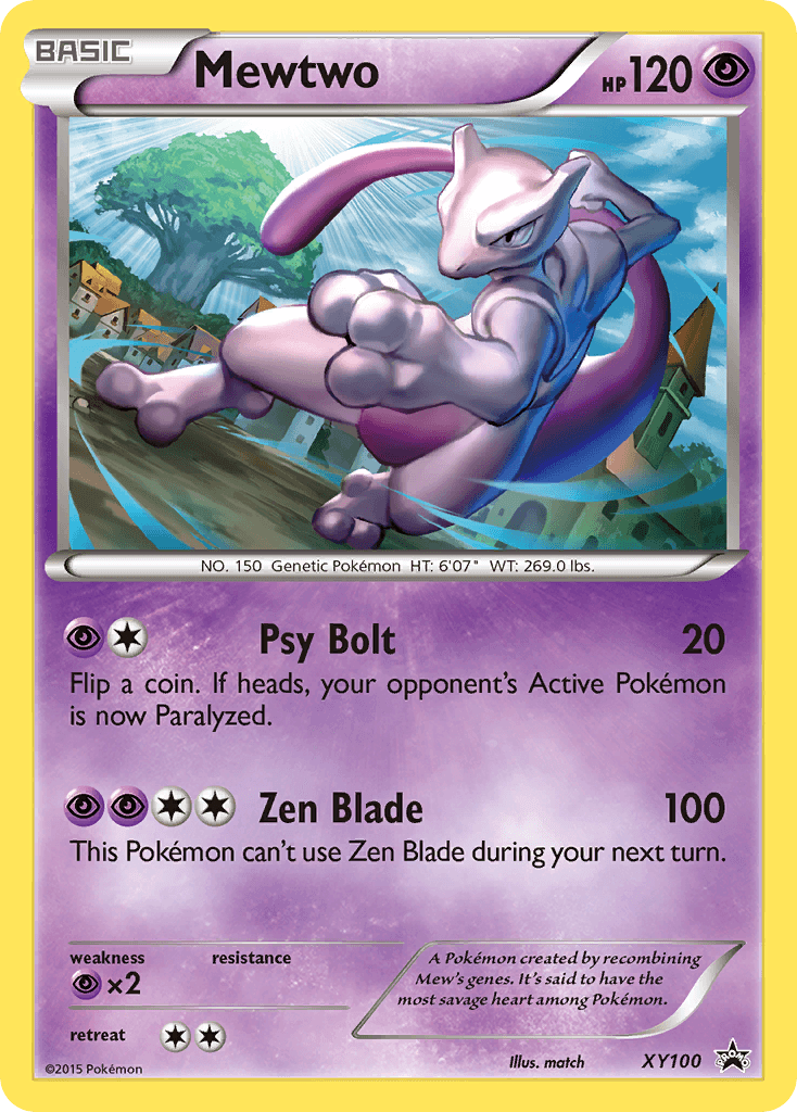 Mewtwo, kortbilde fra pokemontcg.io