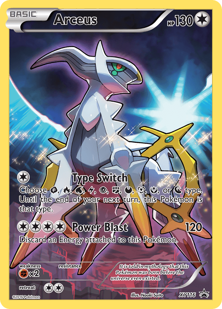 Arceus, kortbilde fra pokemontcg.io