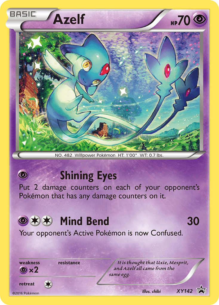 Azelf, kortbilde fra pokemontcg.io