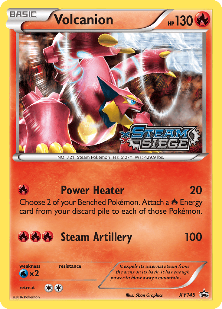Volcanion, kortbilde fra pokemontcg.io