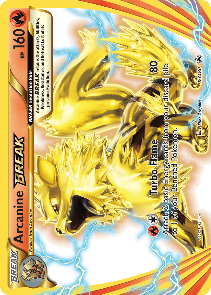 Arcanine BREAK, kortbilde fra pokemontcg.io