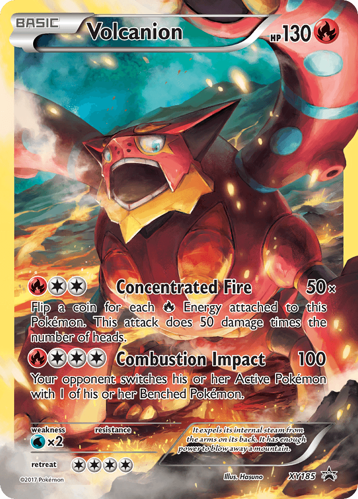 Volcanion, kortbilde fra pokemontcg.io