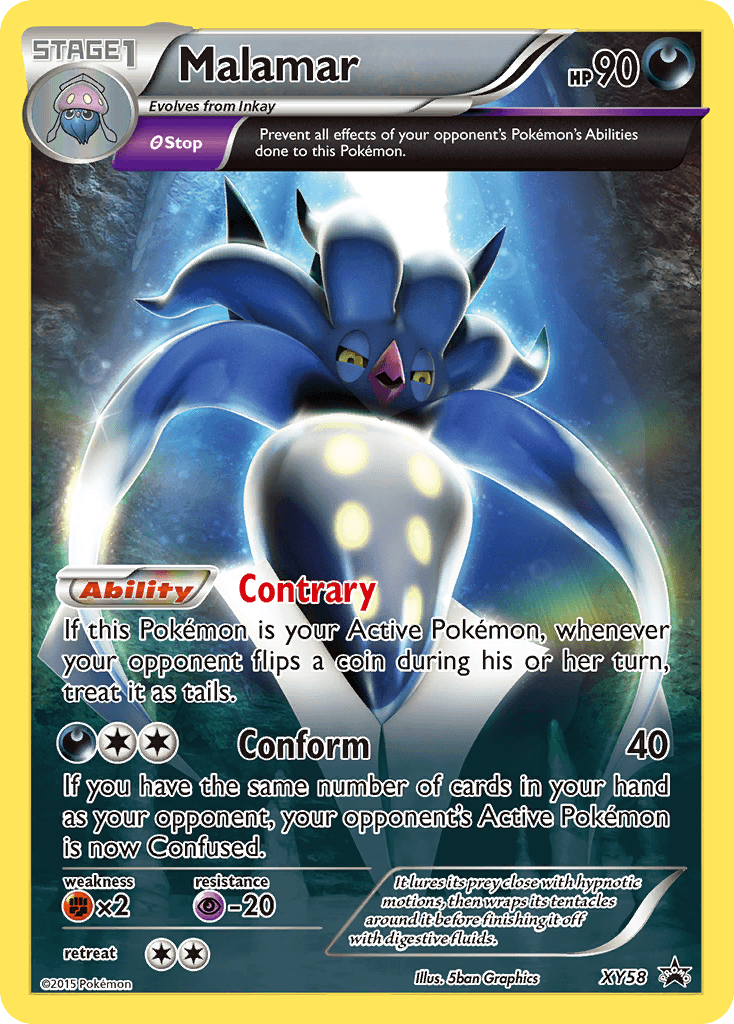Malamar, kortbilde fra pokemontcg.io