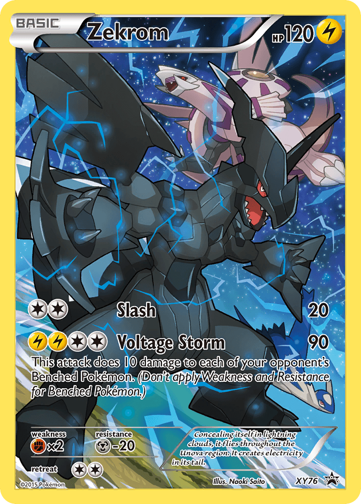 Zekrom, kortbilde fra pokemontcg.io