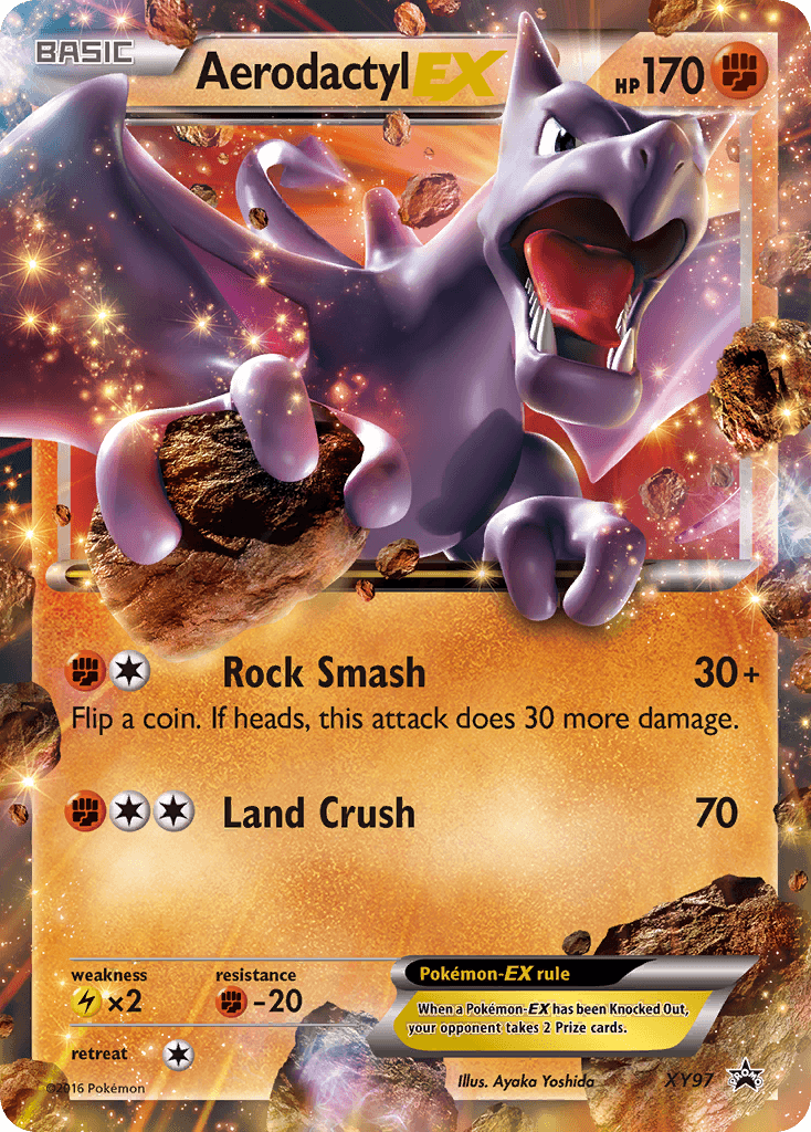 Aerodactyl-EX, kortbilde fra pokemontcg.io