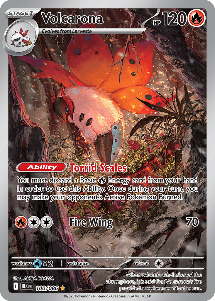 Volcarona, kortbilde fra pokemontcg.io