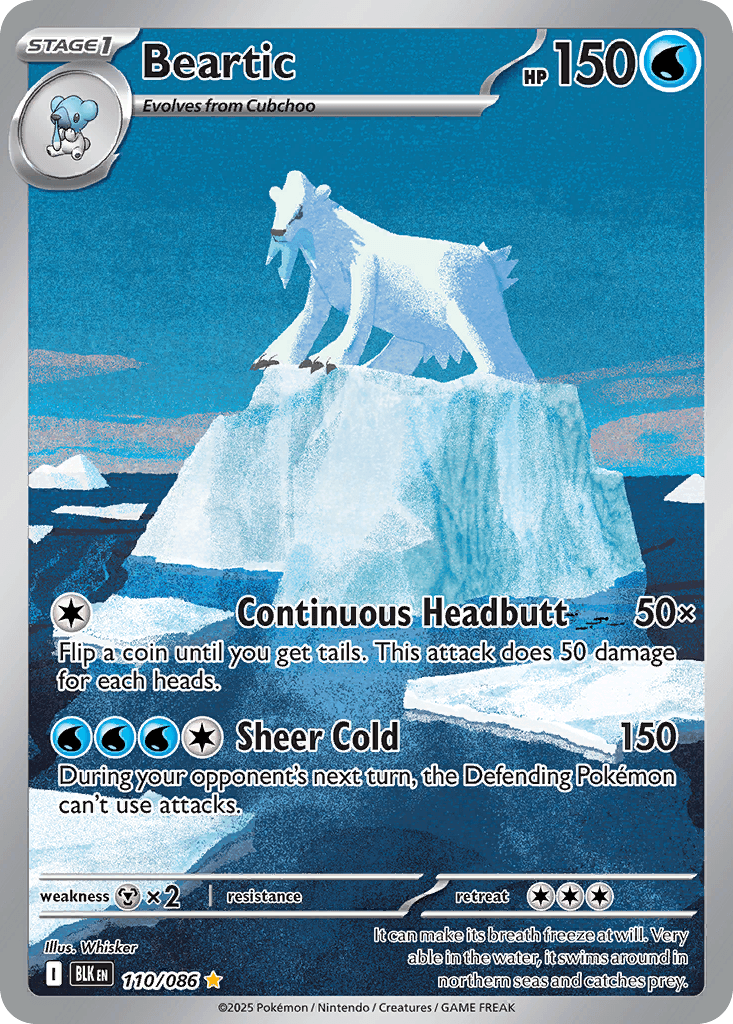Beartic, kortbilde fra pokemontcg.io