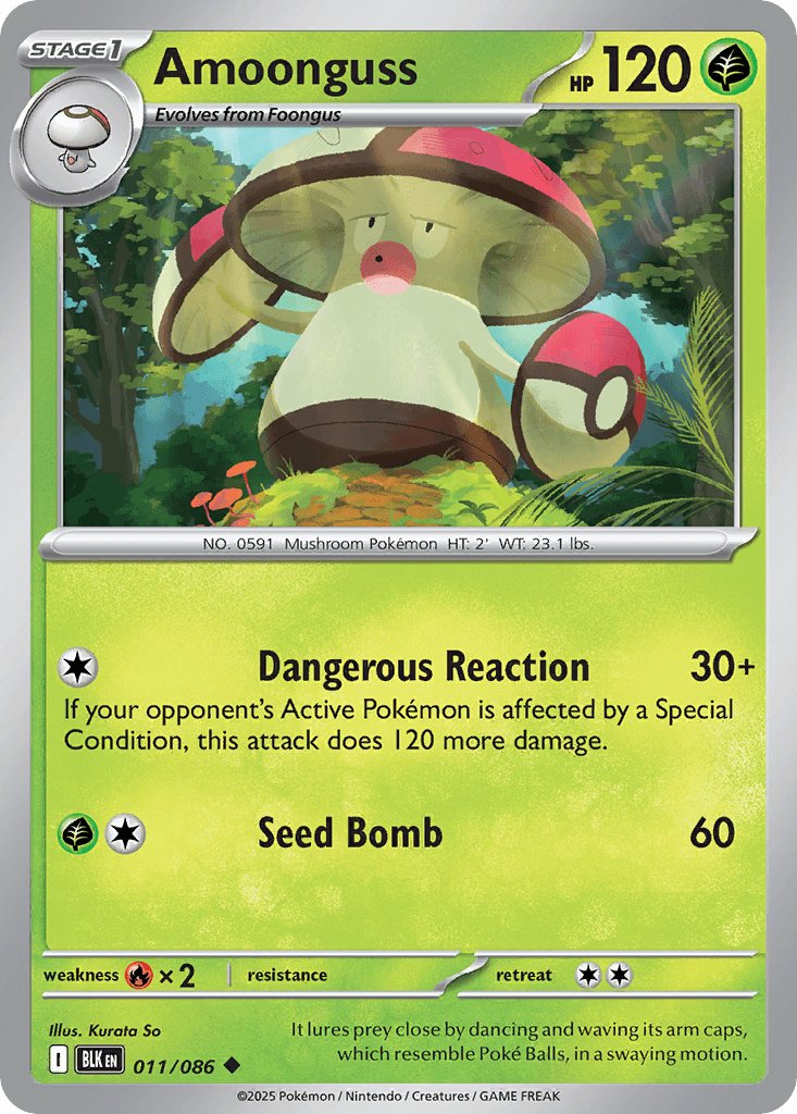 Amoonguss, kortbilde fra pokemontcg.io