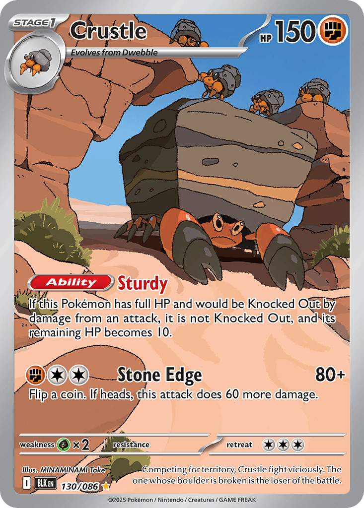 Crustle, kortbilde fra pokemontcg.io