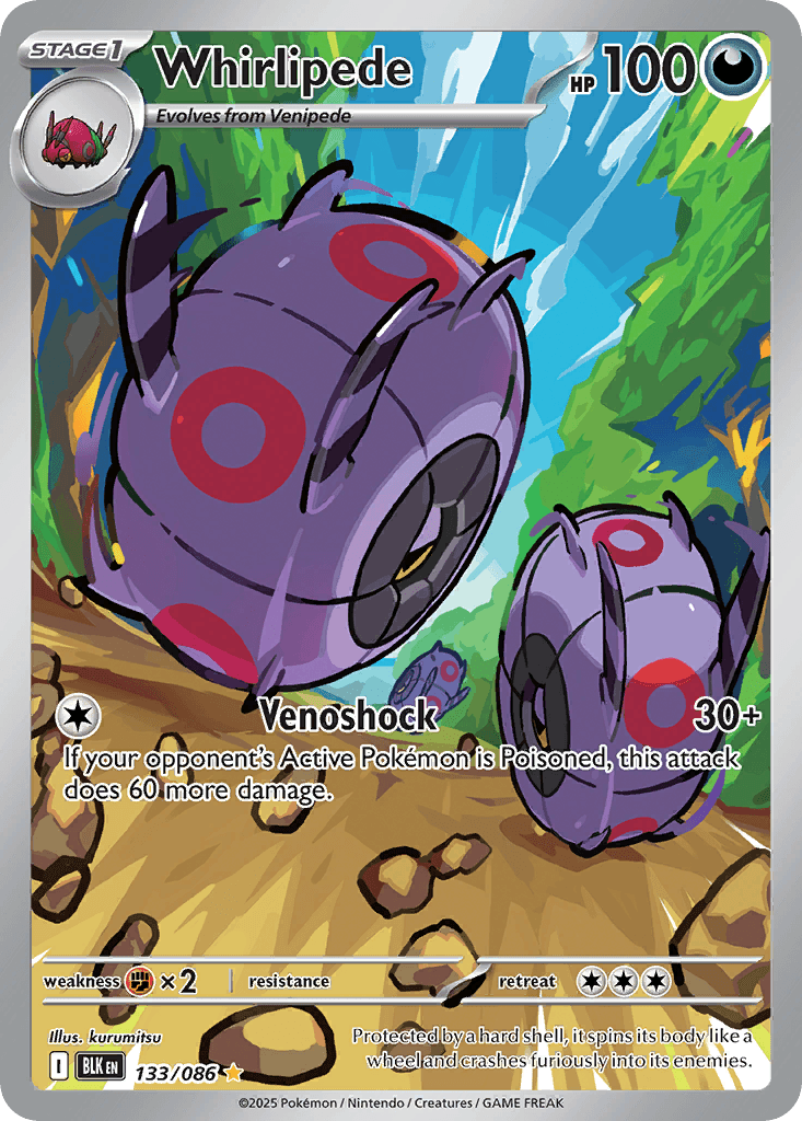 Whirlipede, kortbilde fra pokemontcg.io