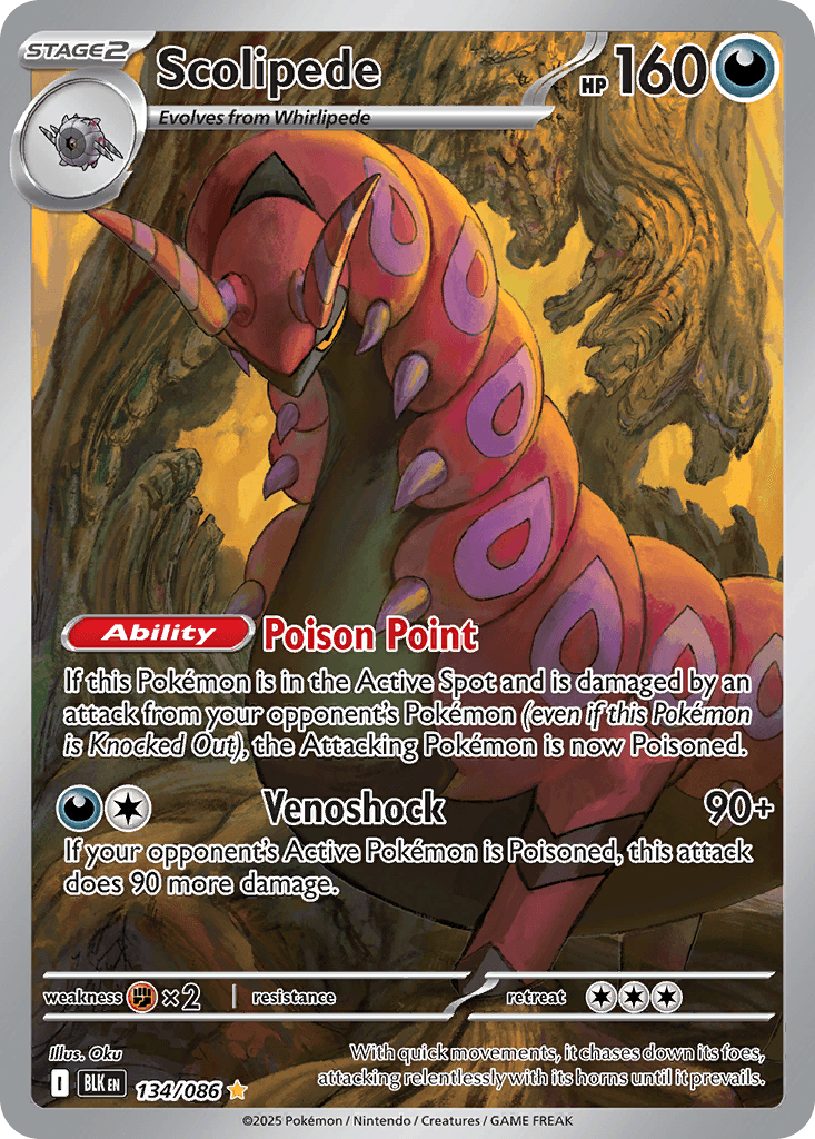 Scolipede, kortbilde fra pokemontcg.io