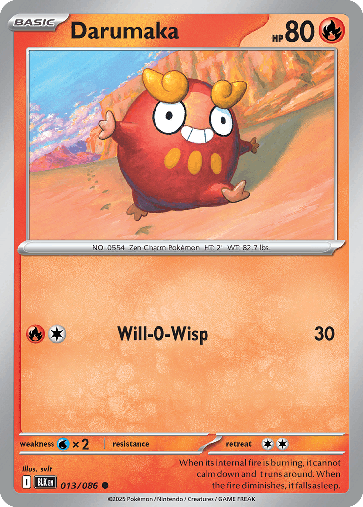 Darumaka, kortbilde fra pokemontcg.io