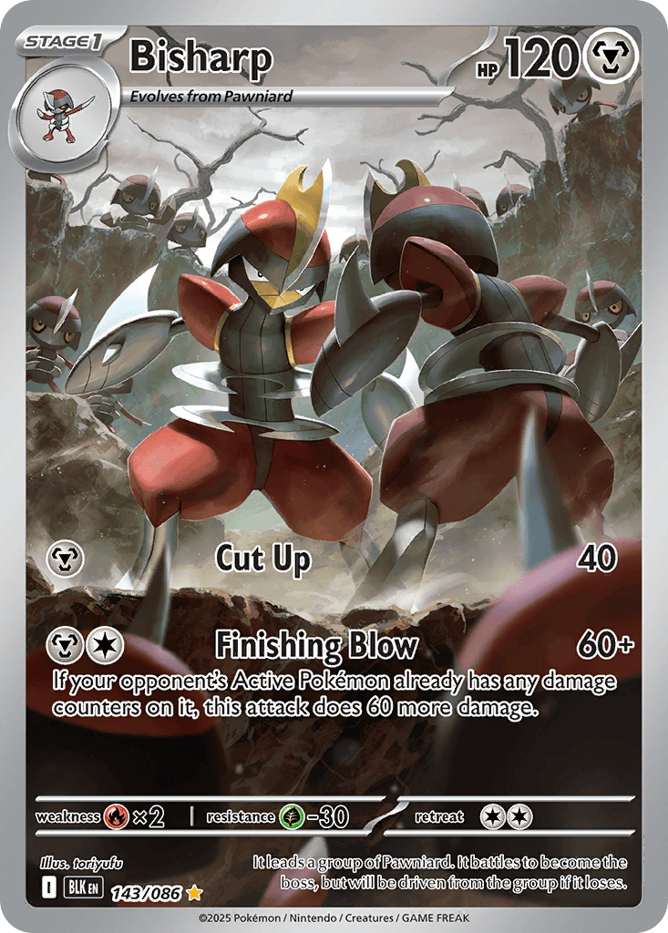 Bisharp, kortbilde fra pokemontcg.io