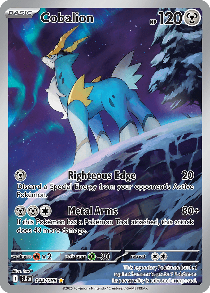 Cobalion, kortbilde fra pokemontcg.io
