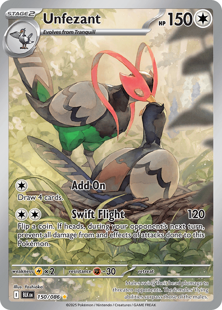 Unfezant, kortbilde fra pokemontcg.io