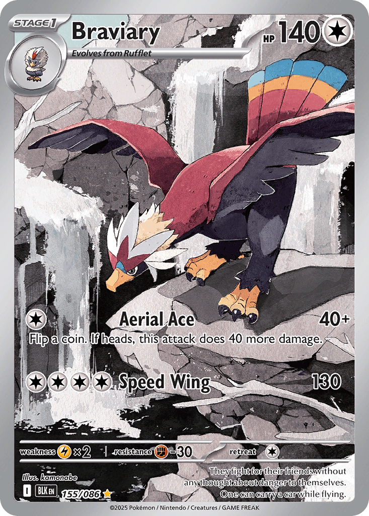 Braviary, kortbilde fra pokemontcg.io