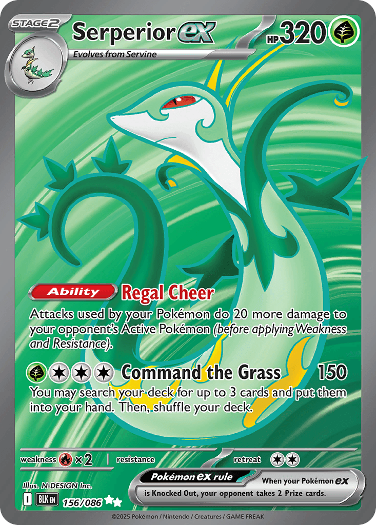 Serperior ex, kortbilde fra pokemontcg.io