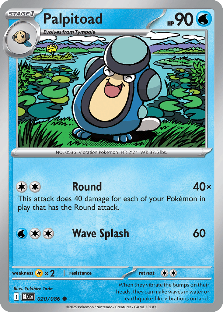 Palpitoad, kortbilde fra pokemontcg.io