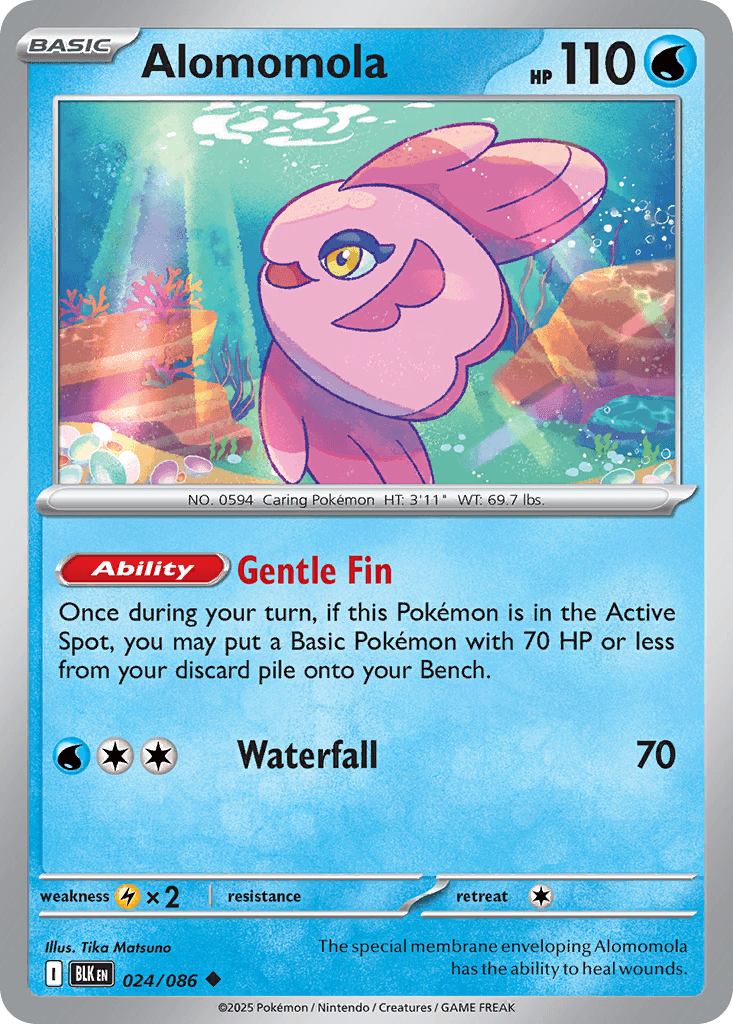 Alomomola, kortbilde fra pokemontcg.io