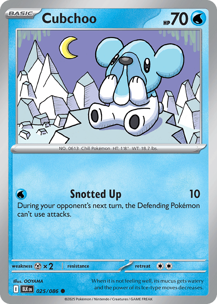 Cubchoo, kortbilde fra pokemontcg.io