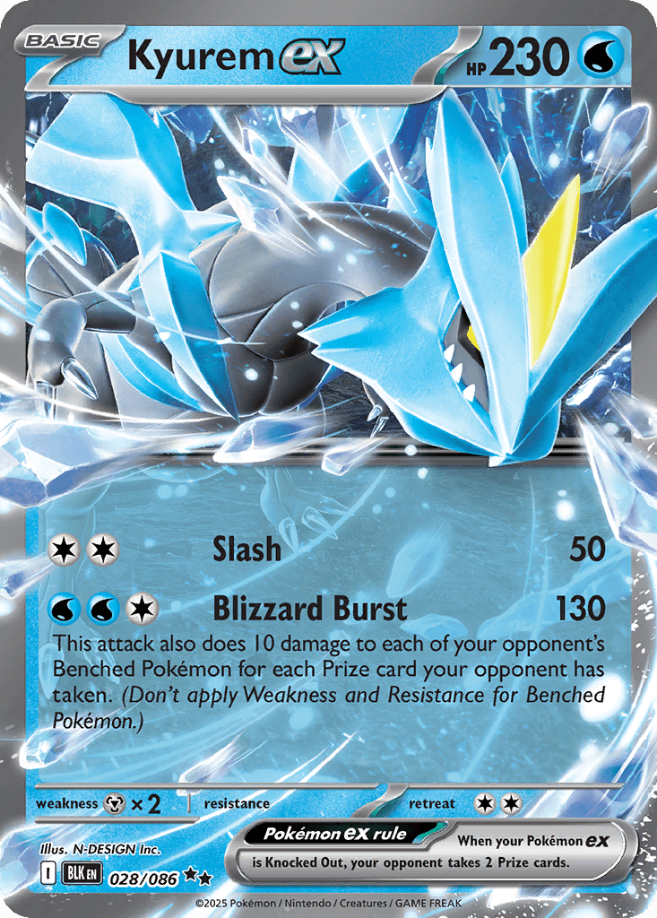 Kyurem ex, kortbilde fra pokemontcg.io