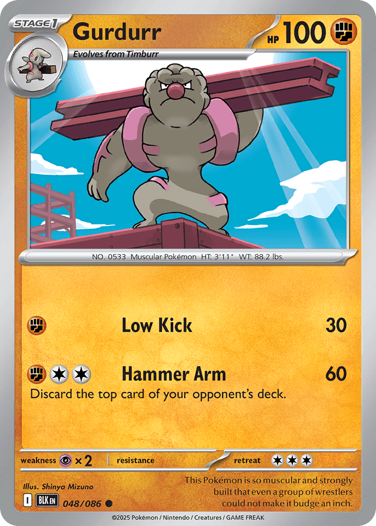 Gurdurr, kortbilde fra pokemontcg.io