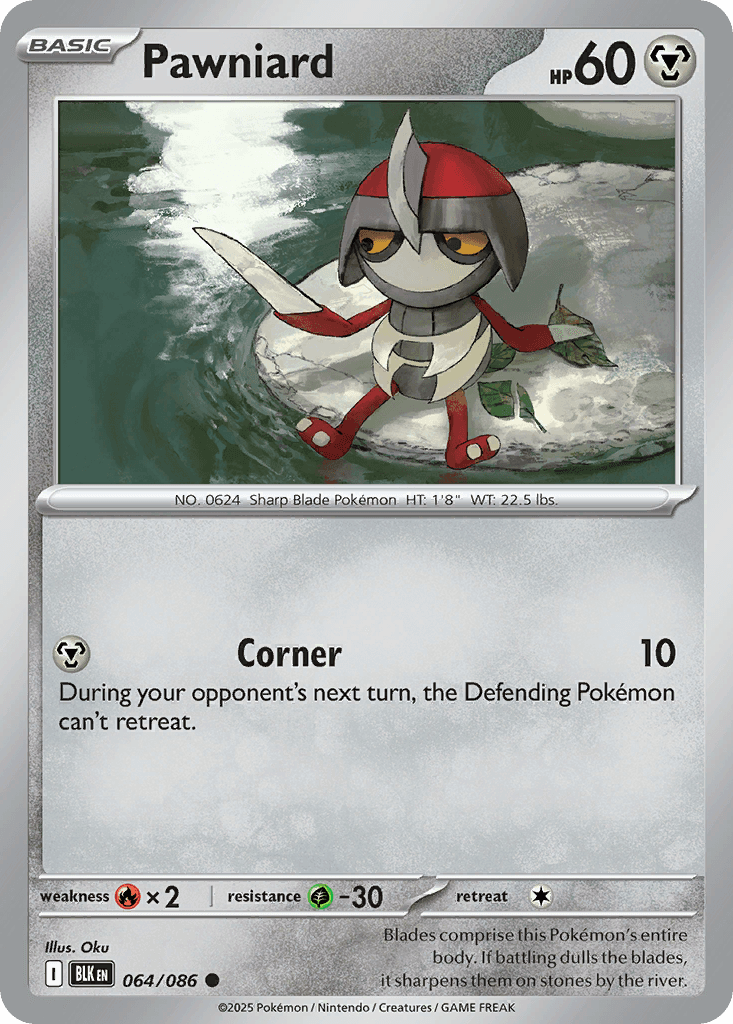 Pawniard, kortbilde fra pokemontcg.io