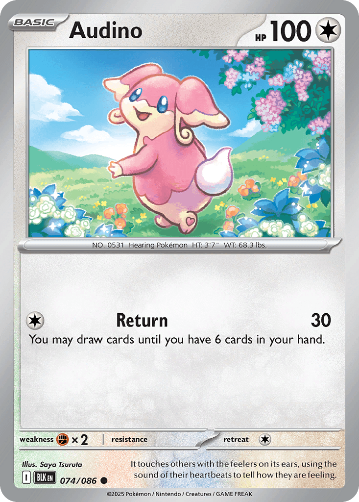 Audino, kortbilde fra pokemontcg.io