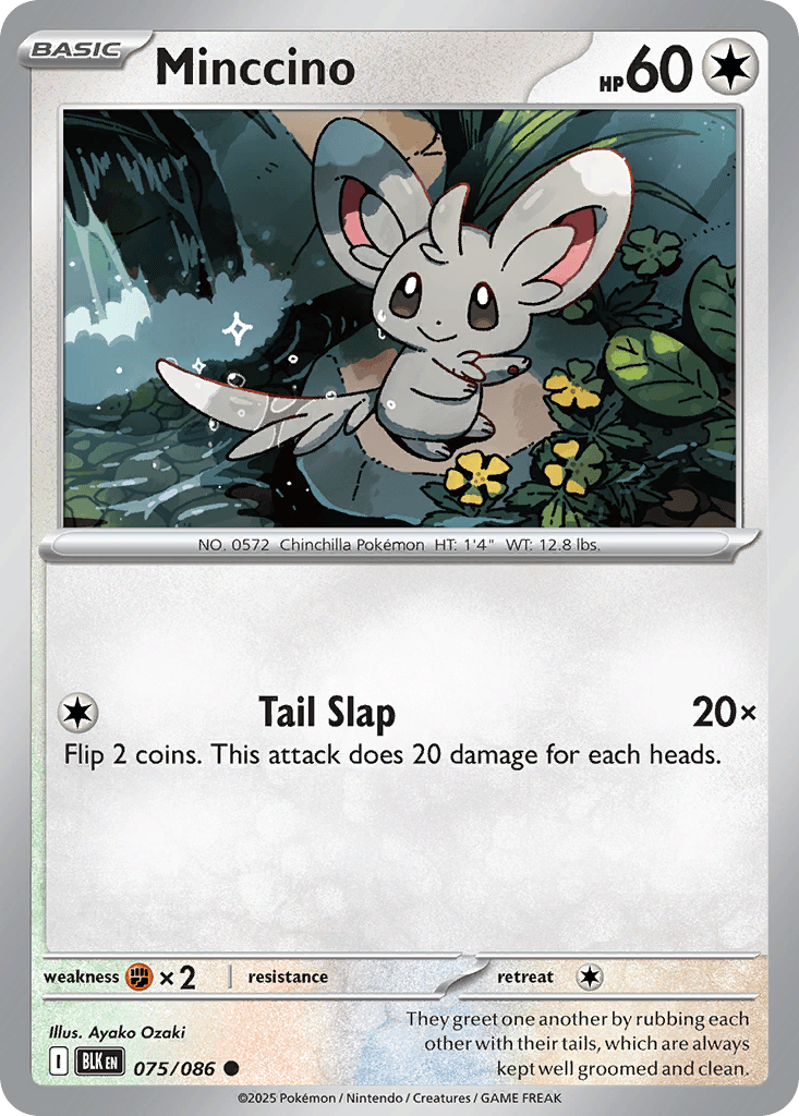 Minccino, kortbilde fra pokemontcg.io