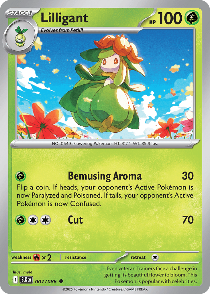 Lilligant, kortbilde fra pokemontcg.io