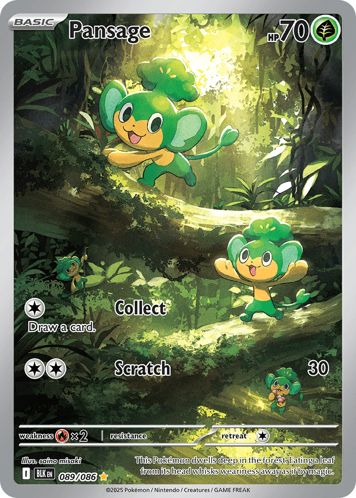 Pansage, kortbilde fra pokemontcg.io